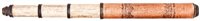 Lot 196 - AN 18TH-CENTURY ¾IN. THREE-DRAW VELLUM AND...