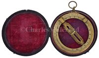 Lot 206 - A RARE UNIVERSAL EQUINOCTIAL RING DIAL BY...