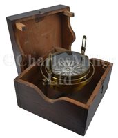 Lot 210 - A FINE MARINE SIGHTING COMPASS BY LANGFORD,...