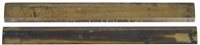 Lot 228 - AN 18TH-CENTURY BRASS RULE BY BENJAMIN COLE,...