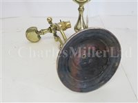 Lot 32 - A PAIR OF ELECTRIC GIMBAL LIGHTS FROM THE H.M. ROYAL YACHT ALBERTA, CIRCA 1900