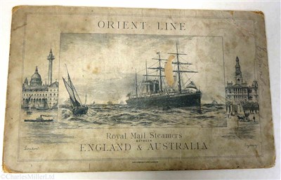 Lot 78 - ORIENT LINE: PASSENGER LIST FOR THE R.M.S. LUSITANIA, 14TH AUGUST 1891