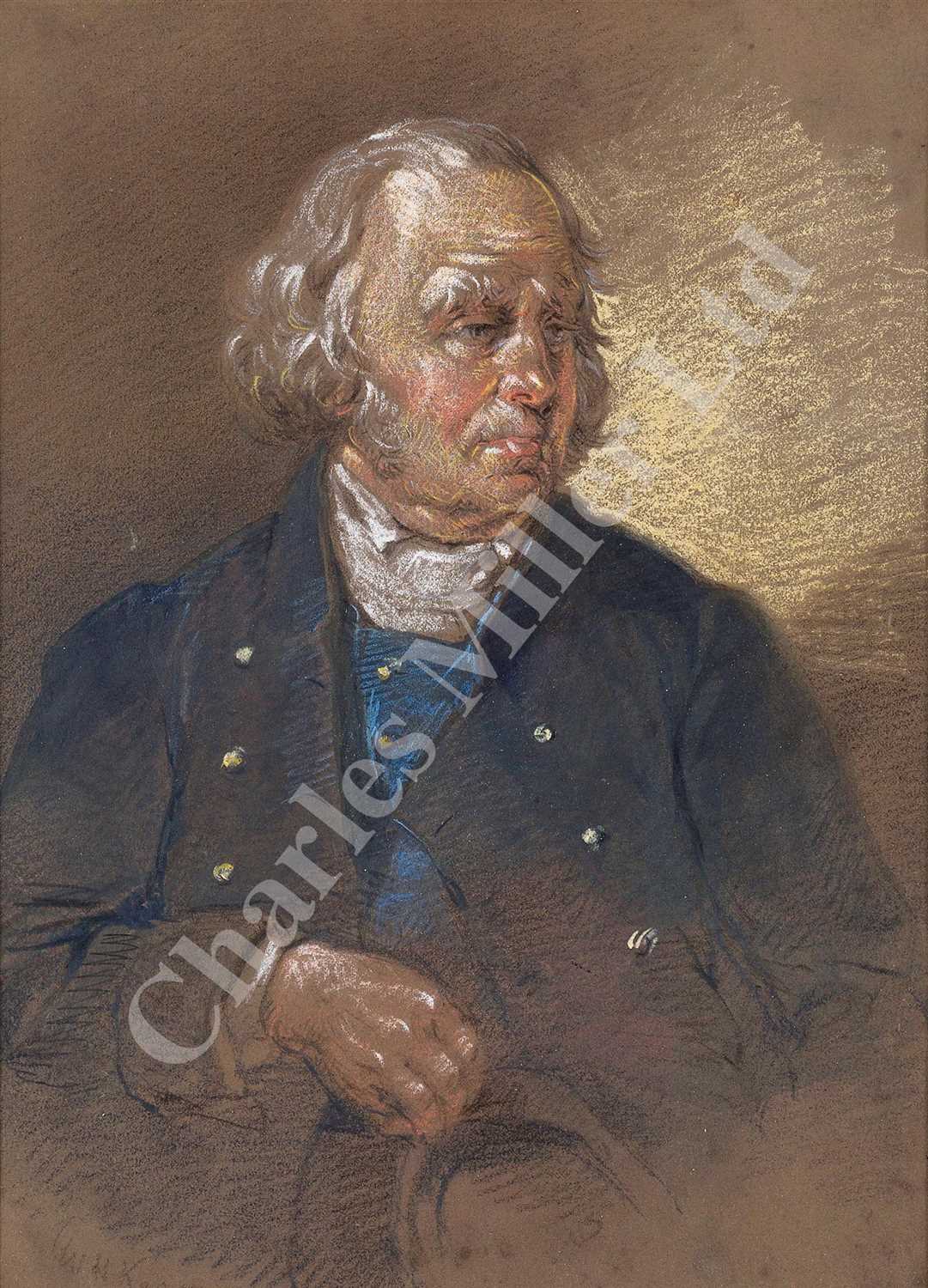 Lot 79 - WILLIAM HENRY KEARNEY (BRITISH, 1800-1858) Two studies of Greenwich Pensioners circa 1820