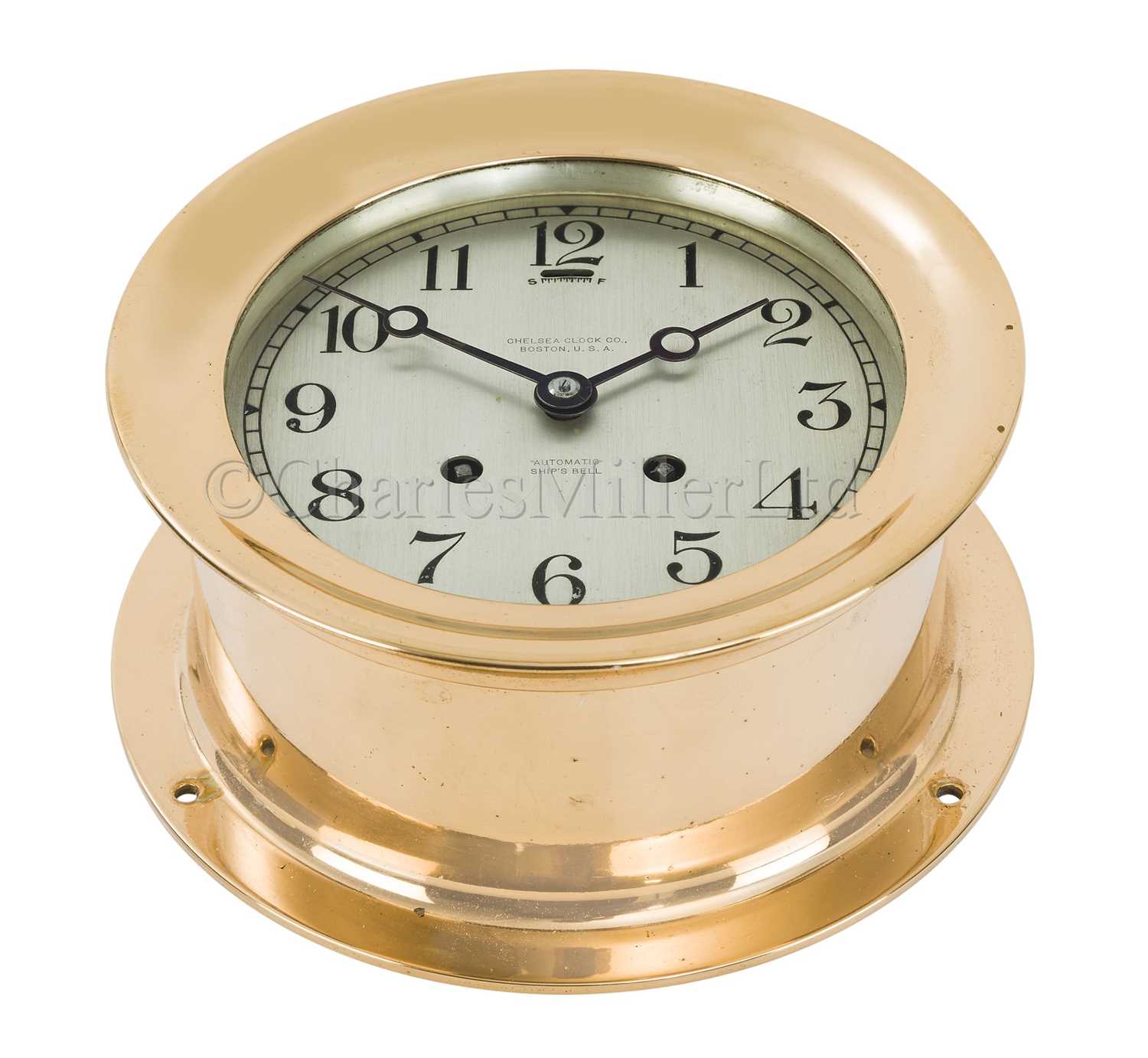 Lot 208 - AN EIGHT-DAY SHIP'S BELL CLOCK BY THE CHELSEA CLOCK CO., BOSTON, USA, CIRCA 1920