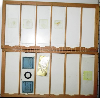 Lot 282 - MICROSCOPE SLIDES FROM THE PERSONAL COLLECTION OF FRED ENOCK (1845-1916)