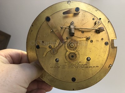 Lot 187 - A BULKHEAD SHP'S CLOCK, BELIEVED TO BE FROM R.M.S. MAURETANIA (1906) AND PRESENTED 1950