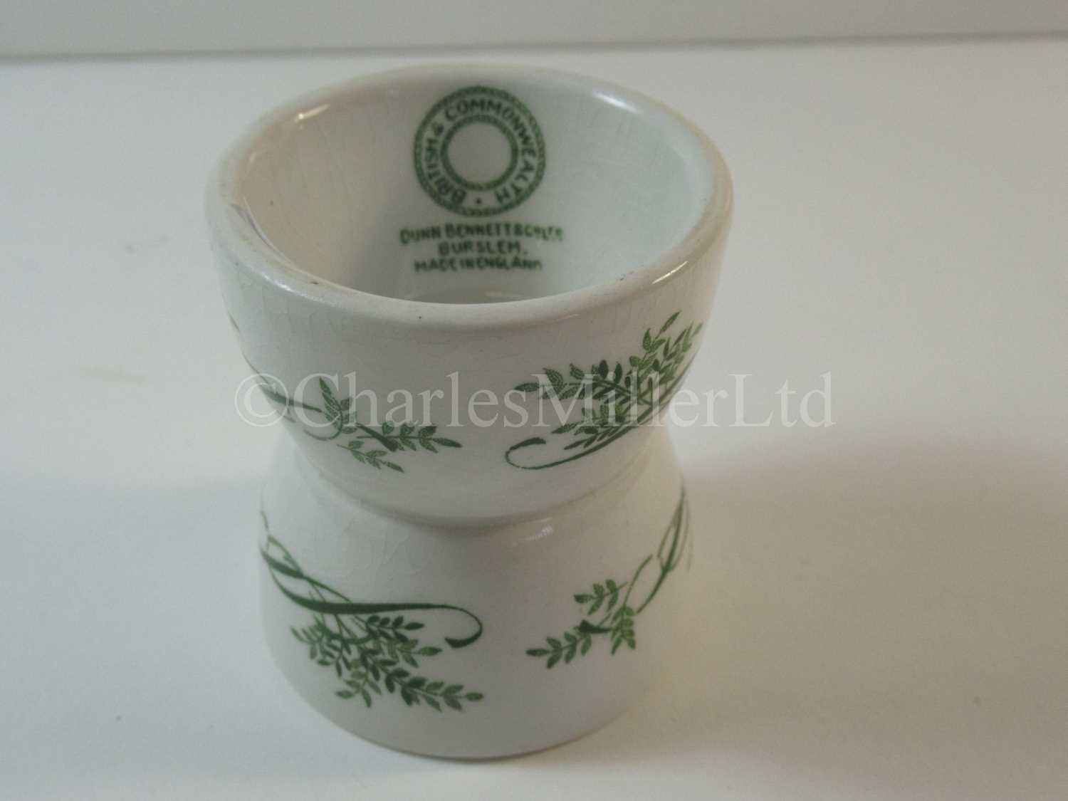 Lot 16 - A British & Commonwealth Line egg cup