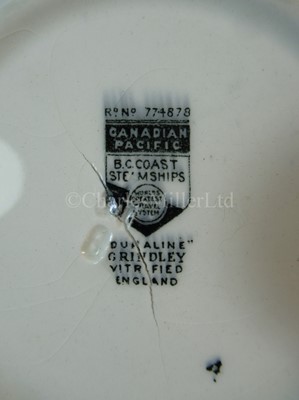 Lot 31 - A Canadian Pacific British Columbia Coast Steamships bonbon dish