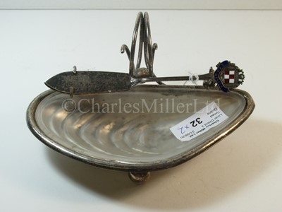 Lot 32 - A Canadian Pacific Steamship Lines souvenir butter dish, from C.P.S. 'Melita'