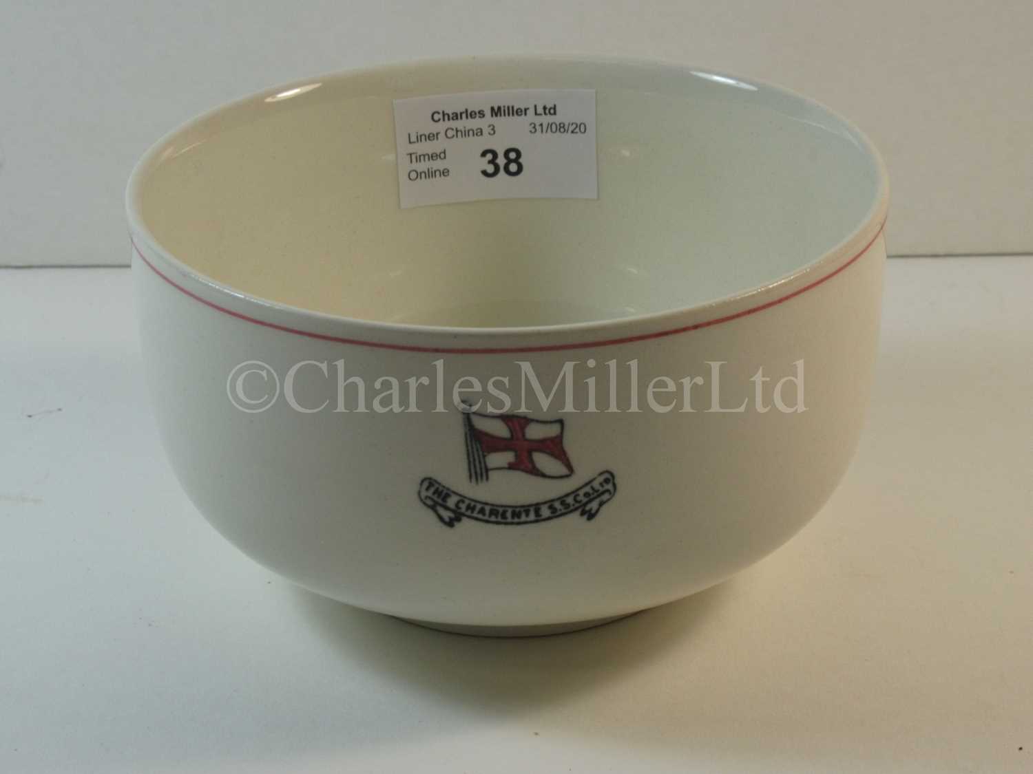 Lot 38 - A Charente Steam Ship Company small bowl