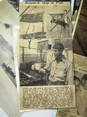 Lot 76 - THE BRIDGE BELL FROM R.R.S. DISCOVERY II, 1928