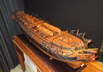Lot 106 - A VERY FINE 1:36 SCALE ADMIRALTY BOARD STYLE MODEL FOR THE SIXTH RATE 28-GUN SHIP SIREN [1773]