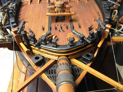 Lot 106 - A VERY FINE 1:36 SCALE ADMIRALTY BOARD STYLE MODEL FOR THE SIXTH RATE 28-GUN SHIP SIREN [1773]