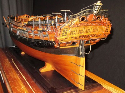 Lot 106 - A VERY FINE 1:36 SCALE ADMIRALTY BOARD STYLE MODEL FOR THE SIXTH RATE 28-GUN SHIP SIREN [1773]