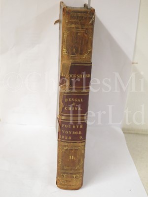 Lot 63 - A SHIP'S LOG FOR THE EAST INDIAMAN BERWICKSHIRE