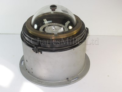 Lot 315 - A SECOND WORLD WAR GERMAN E-BOAT COMPASS BY C. PLATH, HAMBURG