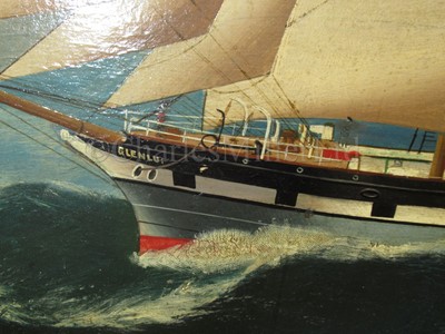 Lot 70 - MANNER OF WILLIAM HOWARD YORKE (BRITISH, 19TH CENTURY) : The Full Rigged Ship 'Glenlui'