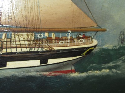 Lot 70 - MANNER OF WILLIAM HOWARD YORKE (BRITISH, 19TH CENTURY) : The Full Rigged Ship 'Glenlui'