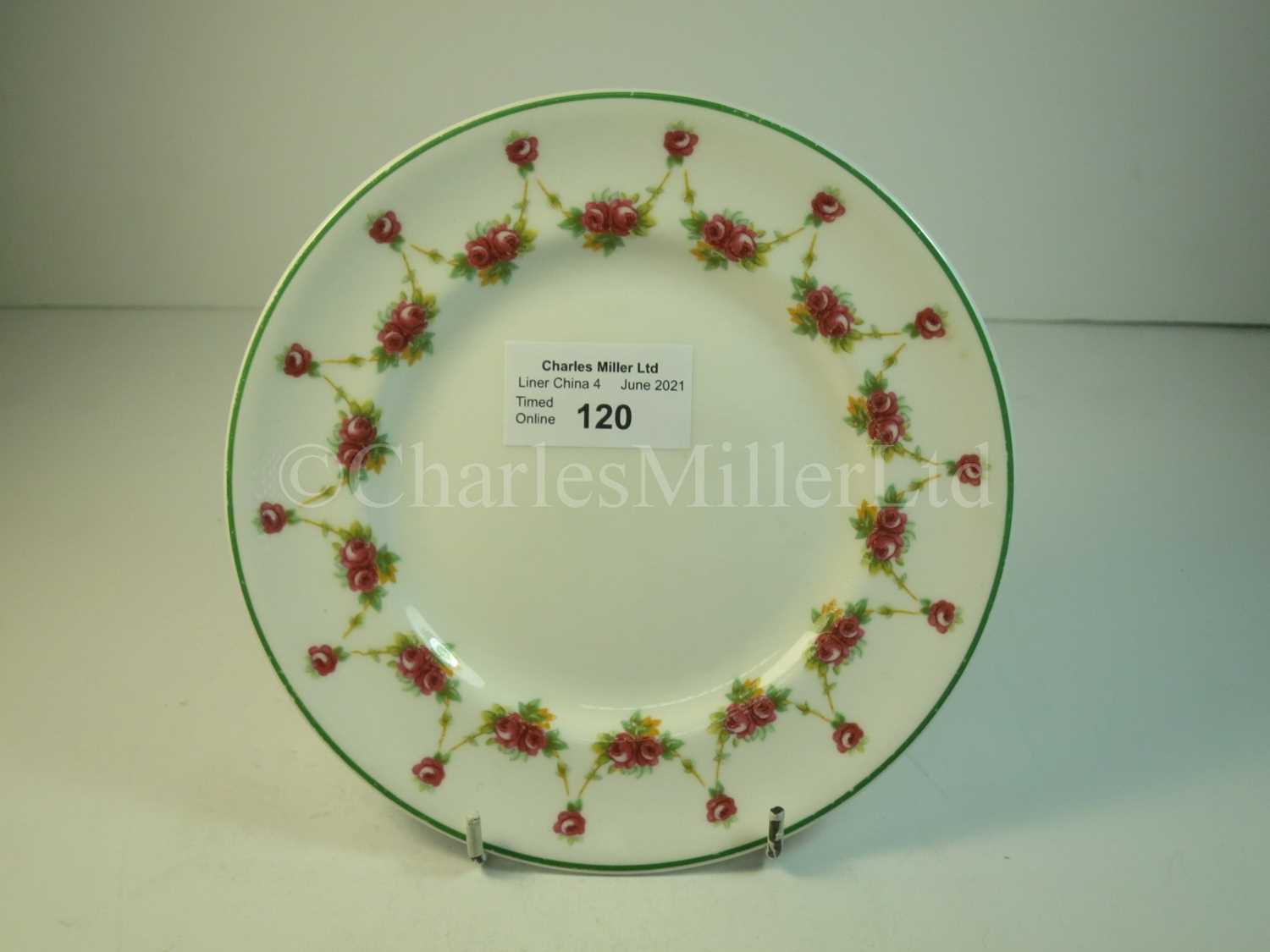 Lot 120 - A Union Castle Line side plate