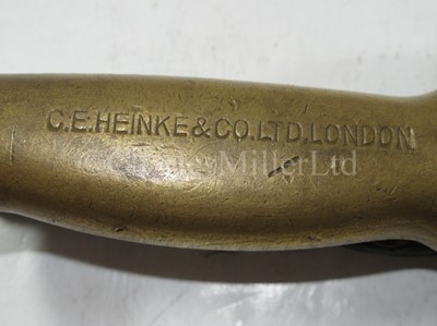 Lot 96 - A RARE DIVER'S KNIFE BY C.E. HEINKE LTD, LONDON