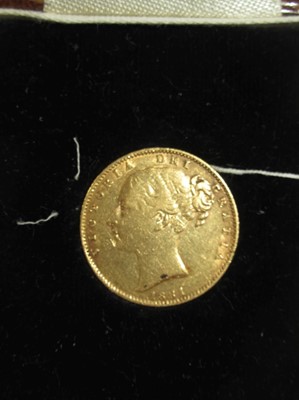 Lot 74 - A GOLD SOVEREIGN RECOVERED FROM THE WRECK OF THE P&O LINER EGYPT