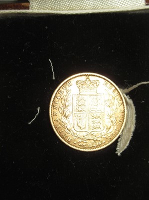 Lot 74 - A GOLD SOVEREIGN RECOVERED FROM THE WRECK OF THE P&O LINER EGYPT