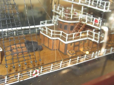 Lot 61 - A 1:48 SCALE STATIC DISPLAY MODEL OF THE CUNARD LINE’S S.S. SERVIA [1881]