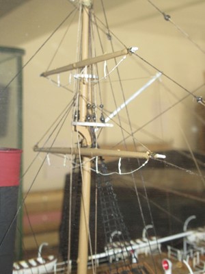 Lot 61 - A 1:48 SCALE STATIC DISPLAY MODEL OF THE CUNARD LINE’S S.S. SERVIA [1881]