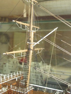 Lot 61 - A 1:48 SCALE STATIC DISPLAY MODEL OF THE CUNARD LINE’S S.S. SERVIA [1881]