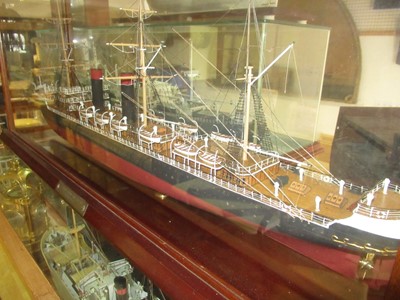 Lot 61 - A 1:48 SCALE STATIC DISPLAY MODEL OF THE CUNARD LINE’S S.S. SERVIA [1881]