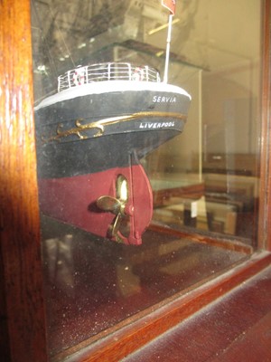 Lot 61 - A 1:48 SCALE STATIC DISPLAY MODEL OF THE CUNARD LINE’S S.S. SERVIA [1881]