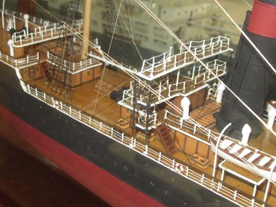 Lot 61 - A 1:48 SCALE STATIC DISPLAY MODEL OF THE CUNARD LINE’S S.S. SERVIA [1881]