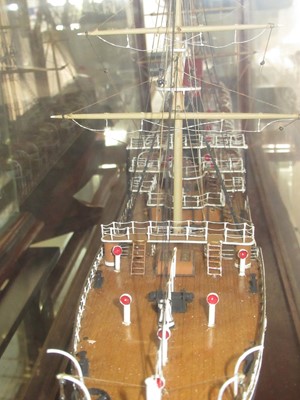 Lot 61 - A 1:48 SCALE STATIC DISPLAY MODEL OF THE CUNARD LINE’S S.S. SERVIA [1881]