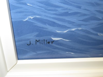 Lot 55 - δ JAMES MILLER (BRITISH, 1962-) - LES VOILES DE ST. TROPEZ; 'MARIQUITA,' 'TUIGA' AND 'THE LADY ANNE'