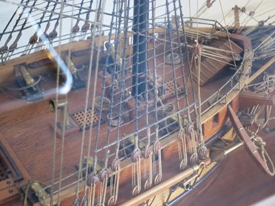 Lot 146 - A FINE 1:48 SCALE MODEL OF THE 44-GUN AMERICAN FRIGATE CONSTITUTION ("OLD IRONSIDES"), [1797]