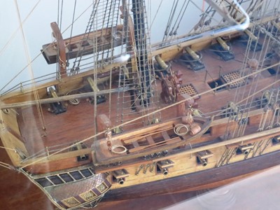 Lot 146 - A FINE 1:48 SCALE MODEL OF THE 44-GUN AMERICAN FRIGATE CONSTITUTION ("OLD IRONSIDES"), [1797]