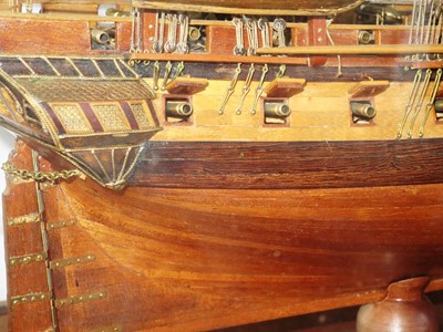 Lot 146 - A FINE 1:48 SCALE MODEL OF THE 44-GUN AMERICAN FRIGATE CONSTITUTION ("OLD IRONSIDES"), [1797]