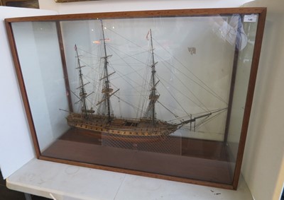 Lot 146 - A FINE 1:48 SCALE MODEL OF THE 44-GUN AMERICAN FRIGATE CONSTITUTION ("OLD IRONSIDES"), [1797]