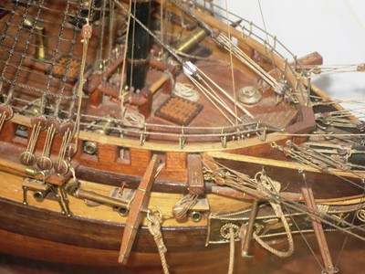 Lot 146 - A FINE 1:48 SCALE MODEL OF THE 44-GUN AMERICAN FRIGATE CONSTITUTION ("OLD IRONSIDES"), [1797]