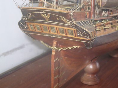 Lot 146 - A FINE 1:48 SCALE MODEL OF THE 44-GUN AMERICAN FRIGATE CONSTITUTION ("OLD IRONSIDES"), [1797]