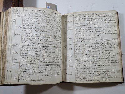 Lot 111 - ROBERT CHARLES MALDEN'S MIDSHIPMAN'S LOG BOOKS, 1809-1816