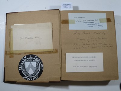 Lot 111 - ROBERT CHARLES MALDEN'S MIDSHIPMAN'S LOG BOOKS, 1809-1816