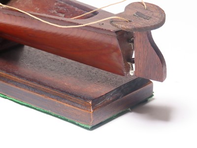 Lot 15 - A 19TH CENTURY MODEL FOR A SINGLE PERSON THAMES ROWING SKIFF
