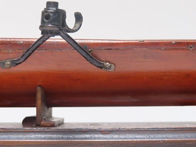 Lot 15 - A 19TH CENTURY MODEL FOR A SINGLE PERSON THAMES ROWING SKIFF