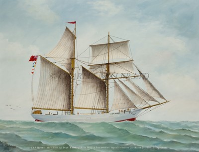 Lot 8 - A SAILOR'S MODEL OF THE TOP SAIL SCHOONER C&F NURSE OF BRIDGWATER, CIRCA 1910