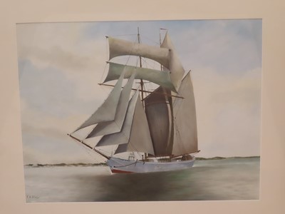 Lot 8 - A SAILOR'S MODEL OF THE TOP SAIL SCHOONER C&F NURSE OF BRIDGWATER, CIRCA 1910