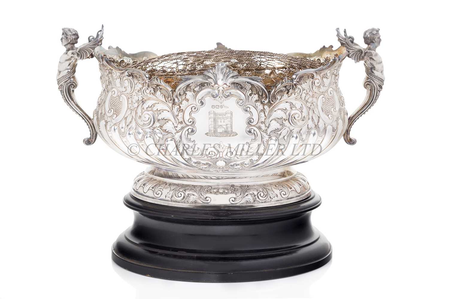 Lot 38 - A VICTORIAN SILVER ROSE BOWL PRESENTED TO THE WORSHIPFUL COMPANY OF SHIPWRIGHTS