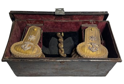 Lot 124 - A REGULATION R.N. COCKED HAT FOR A LT. COMMANDER, CIRCA 1930