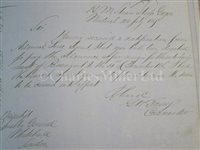 Lot 64 - COPY LOG BOOK OF H.M. PADDLE SHIP GORGON, CIRCA 1858