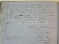 Lot 64 - COPY LOG BOOK OF H.M. PADDLE SHIP GORGON, CIRCA 1858
